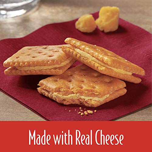Keebler Cheese and Cheddar Sandwich Crackers, Single Serve, 1.8 ...