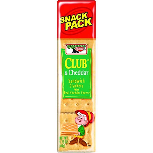 Keebler Club Cheddar Crackers Pack Of 12, 1.75 Oz., Assorted