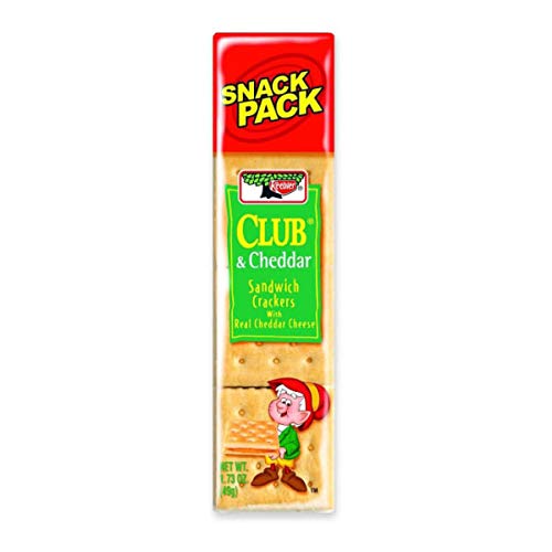 Keebler Club Cheddar Crackers Pack Of 12, 1.75 Oz., Assorted