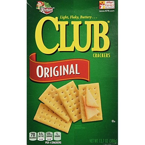 Keebler Club Crackers Original, 13.7 Oz. Pack Of 3