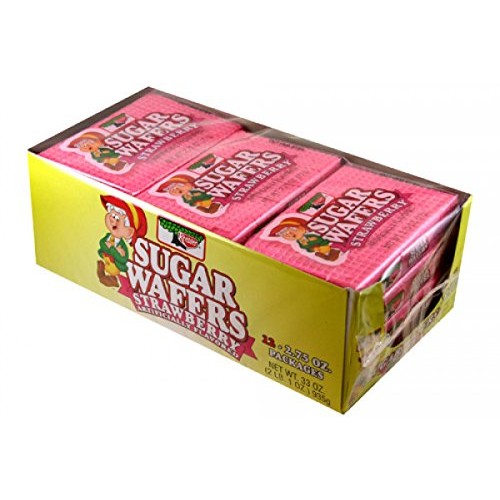 Keebler Sugar Wafers Strawberry 2.75-Ounce Packages Pack Of 12 Keebler Sugar Wafers Strawberry 2.75-Ounce Packages Pack Of 12