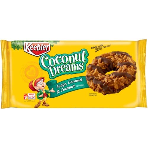 Keebler Coconut Dreams Cookies 8.5 Oz Pack Of 12