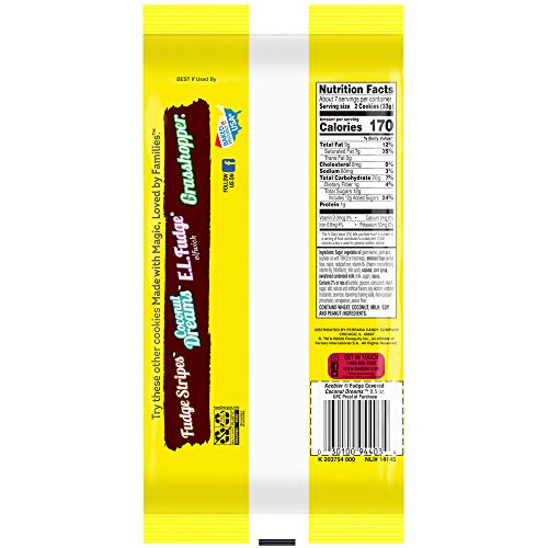 Keebler Coconut Dreams Fudge Covered Cookies, 8.5 Ounce