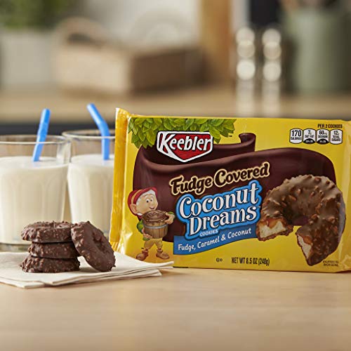 Keebler Coconut Dreams Fudge Covered Cookies, 8.5 Ounce