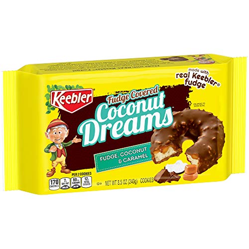 Keebler Coconut Dreams Fudge Covered Cookies, 8.5 Ounce