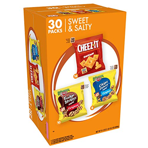 Keebler, Cookies And Crackers, Variety Pack, 31.2 Oz 30 Count