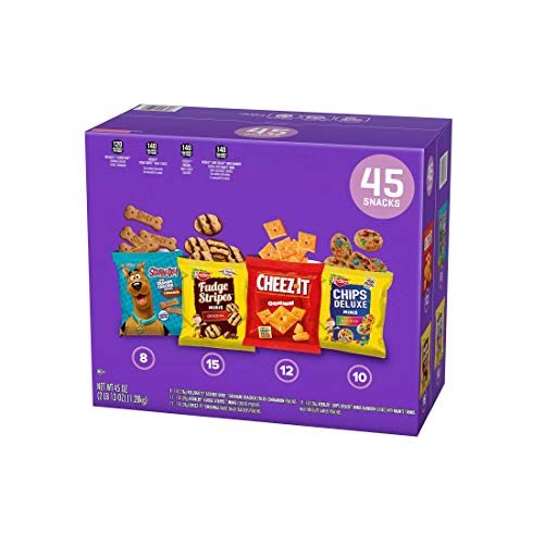 Keebler Cookies And Crackers Variety Pack 45 Count, 45.24 Oz