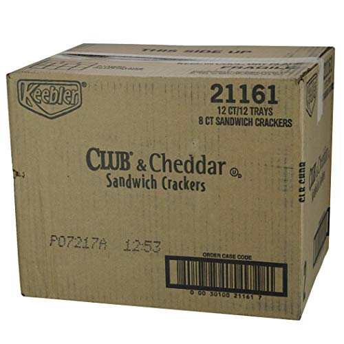Keebler Crackers, Club And Cheddar Sandwich Pack Of 144