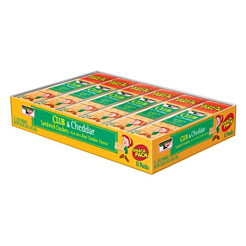 Keebler Crackers, Club And Cheddar Sandwich Pack Of 144