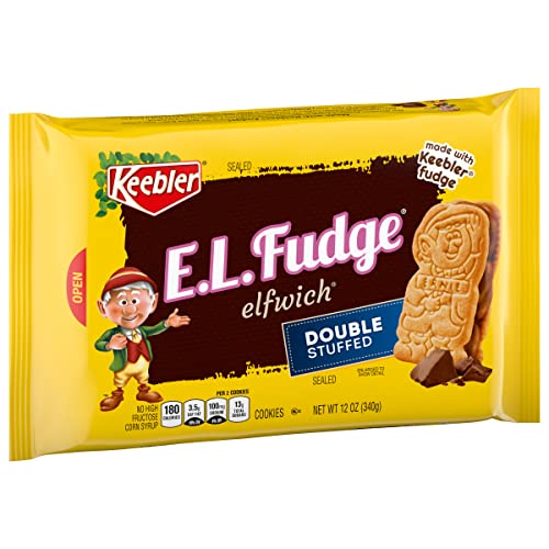 Keebler E.L. Fudge Elfwich Double Stuffed Cookies 12 Ounce