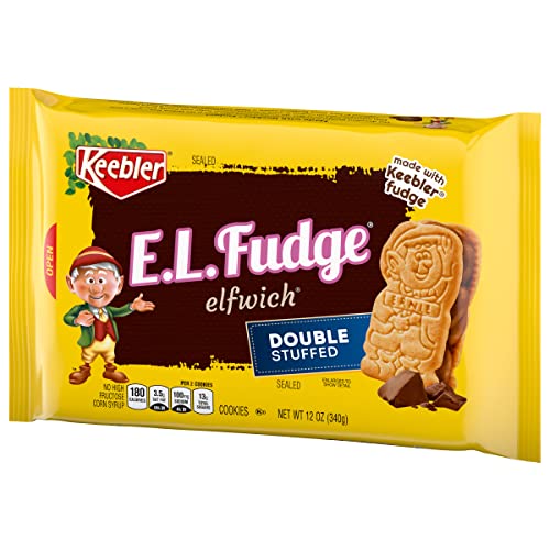 Keebler E.L. Fudge Elfwich Double Stuffed Cookies 12 Ounce