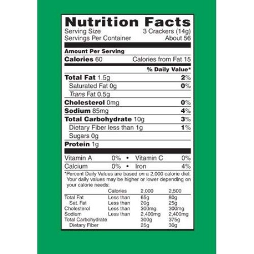 Keebler Export Sodas Original Crackers 28 Oz Can Pack Of 1