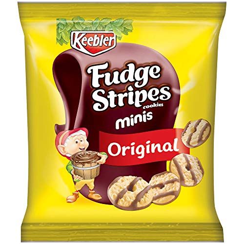 Keebler Fudge Stripes Cookies Minis, Original, 12 Oz 12 Count