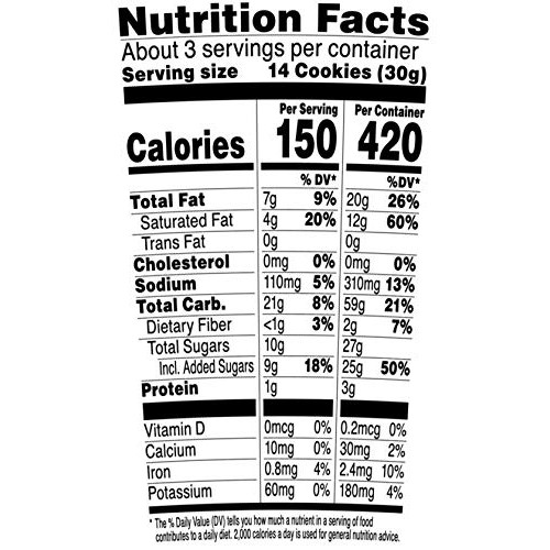 Keebler Fudge Stripes Original Minis Cookie Cup, 3 Ounce