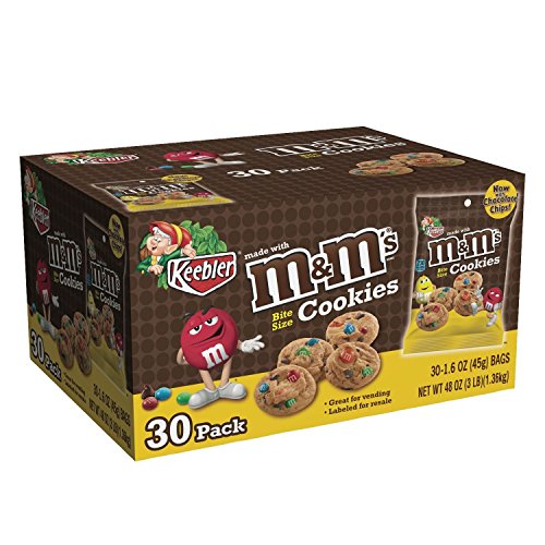 Keebler M&Amp;M Cookies 1.6Oz., 30 Ct. Pack Of 2