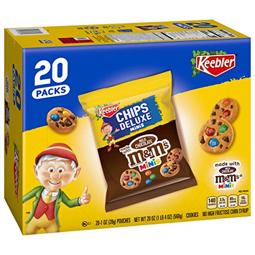 Keebler On-The-Go Chips Deluxe Rainbow Cookies With M&Amp;Ms, 20Oz,