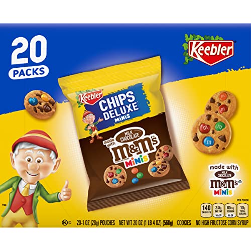 Keebler On-The-Go Chips Deluxe Rainbow Cookies With M&Amp;Ms, 20Oz,