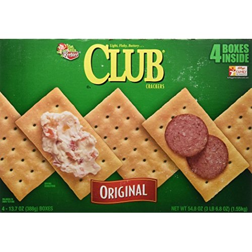 Keebler Original Club Crackers Four 13.7 Oz. Boxes