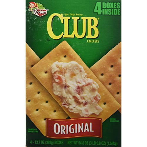 Keebler Original Club Crackers Four 13.7 Oz. Boxes