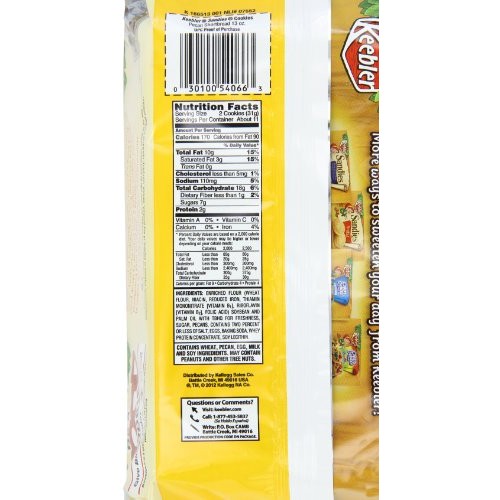 Keebler Pecan Sandies Cookies, 13 Oz Pack Of 6