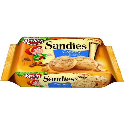 Keebler Sandies Cashew Cookies, 11.2-Ounce Pack Of 6