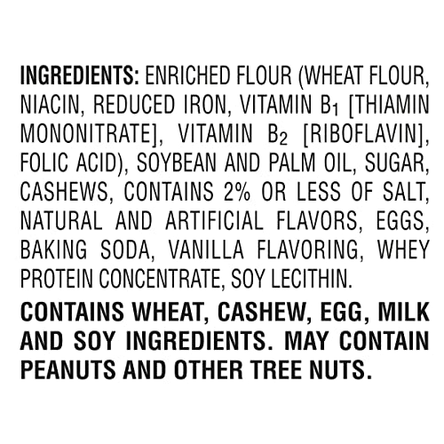 Keebler Sandies Shortbread Cookies, Cashew, 11.2Oz