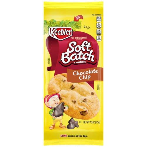 Keebler Soft Batch Chocolate Chip Cookies, 15 Oz Pack Of 4