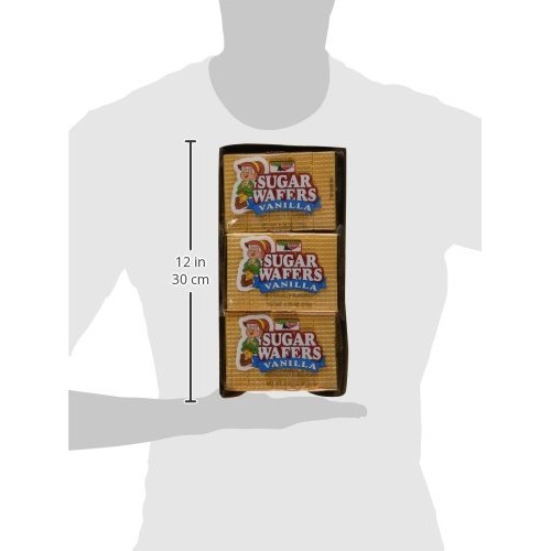 Keebler Sugar Wafer Vanilla, 2.75-Ounce Packages Pack of 12