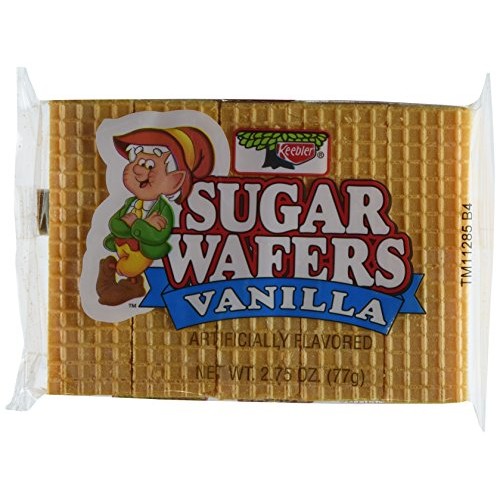 Keebler Sugar Wafer Vanilla, 2.75-Ounce Packages Pack of 12