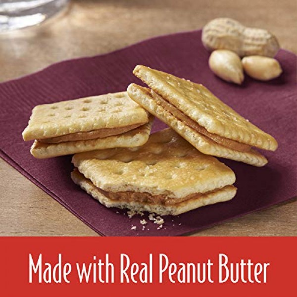 Keebler Toast &Amp; Peanut Butter Sandwich Crackers Snack Pack, 1.8