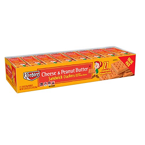 Keebler Value Pack Cheese And Peanut Butter Sandwich Crackers, 4