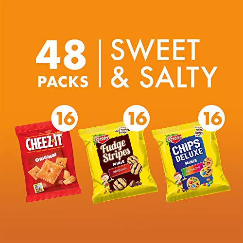 Keebler Variety Pack, Cheez-It, Mini Rainbow, Mini Fudge Stripes