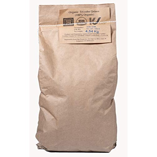 Organic Tricolor Bolivian Quinoa 10 Lb | Eco Friendly Packagin