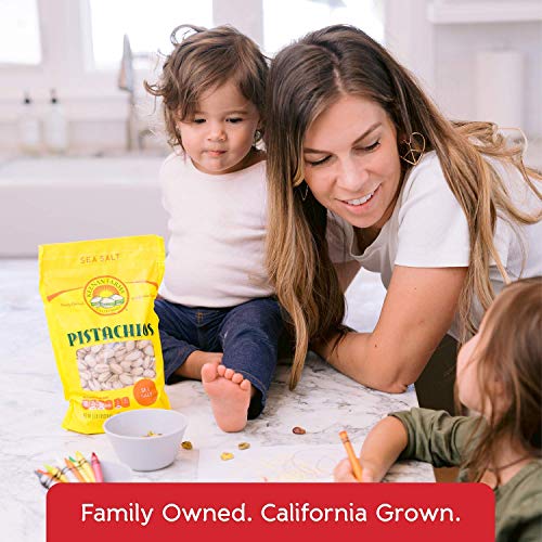 Keenan Farms Salted Pistachios - 1 Lb Bag - Naturally Tree Opene
