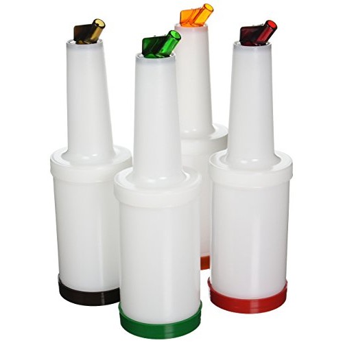 Kegworks Flow-N-Stow Bar Fruit Juice Containers Set Of 4, 1 Qu