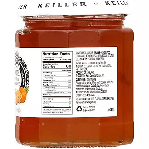 Keiller &Amp; Son Dundee Orange Marmalade, 12 Oz Pack Of 2 Keiller &Amp; Son Dundee Orange Marmalade, 12 Oz Pack Of 2