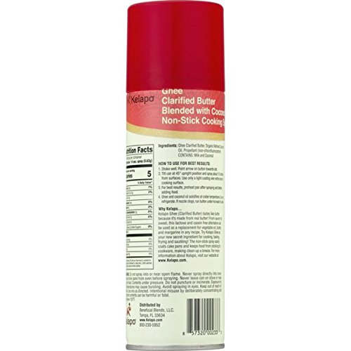 Kelapo Ghee Cooking Oil Spray, 5 Oz