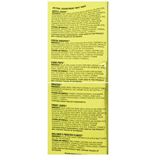 Kelloggs Cereals Fun Pak Variety Pack