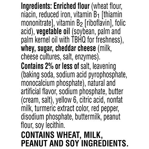 Keebler Cheese And Cheddar Sandwich Crackers, Single Serve, 1.38