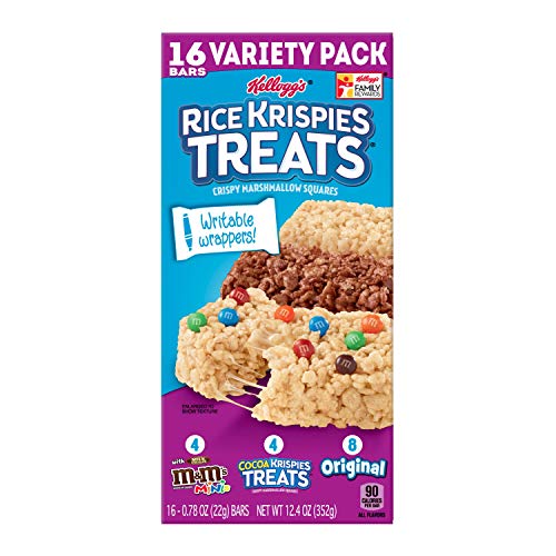 Kelloggs Rice Krispies Treats, Crispy Marshmallow Squares, Vari