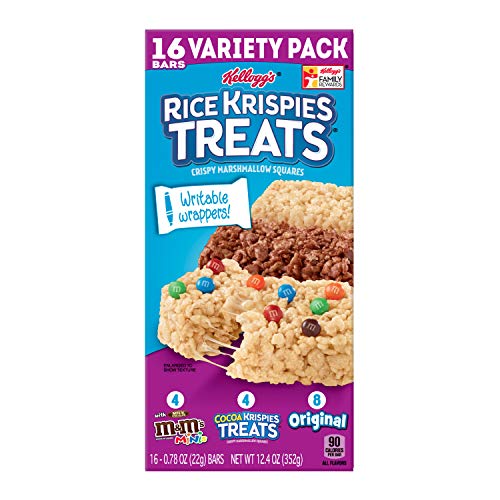 Kelloggs Rice Krispies Treats, Crispy Marshmallow Squares, Vari