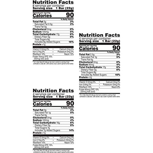 Kelloggs Rice Krispies Treats, Crispy Marshmallow Squares, Vari