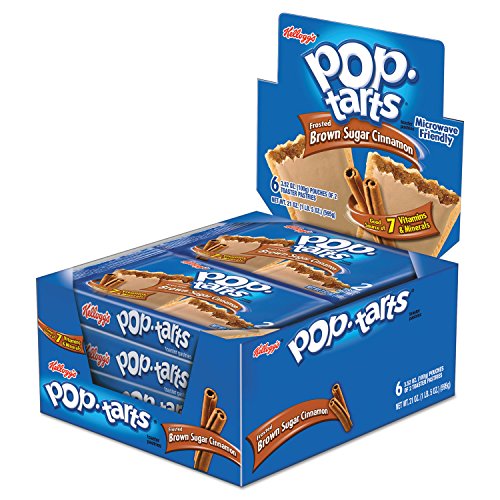 Kelloggs 31131 Pop Tarts, Frosted Brown Sugar Cinnamon, 3.52Oz,