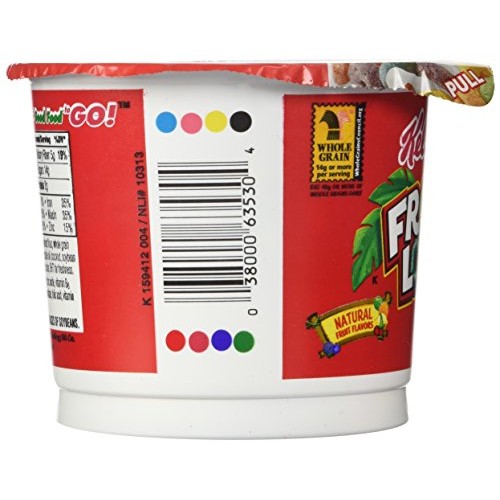 Kelloggs Froot Loops Breakfast Cereal, Single-Serve 1.5Oz Cup,