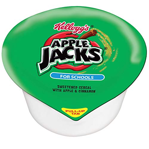 Kellogg’S Apple Jacks, Breakfast Cereal In A Cup, Reduced Sugar,