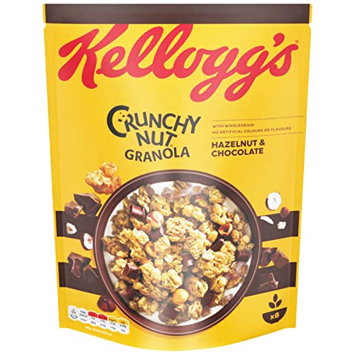 KelloggS 1 Crunchy Nut Oat Granola Hazelnut & Chocolate, 380G KelloggS 1 Crunchy Nut Oat Granola Hazelnut & Chocolate, 380G