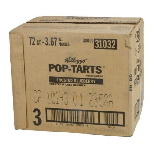 Frosted Blueberry Pop Tarts 12 Case 6/144 Count