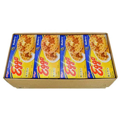 Kelloggs Eggo Blueberry Waffle, 12.3 Ounce -- 8 Per Case.