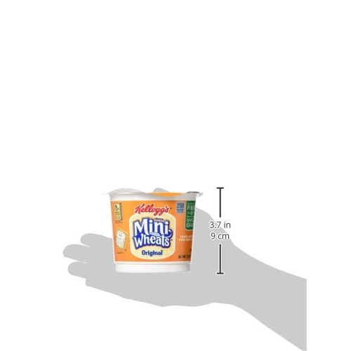Kelloggs Breakfast Cereal, Frosted Mini Wheats, Single-Serve, 6