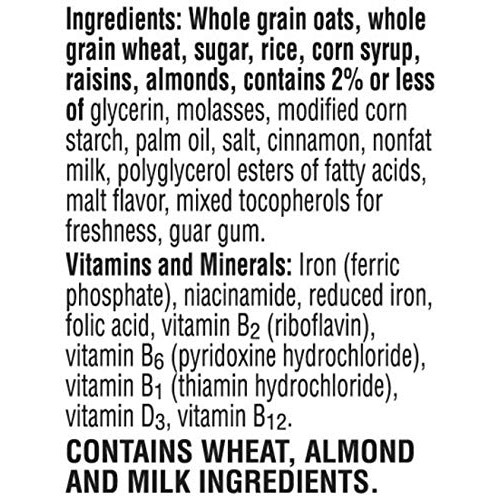Kelloggs Breakfast Cereal, Low Fat Granola With Raisins, Low Fa